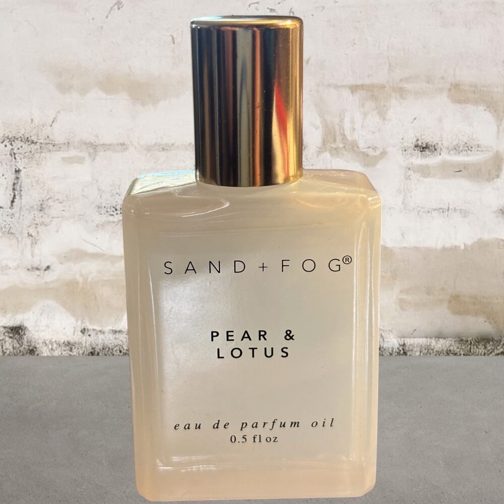 Sand + Fog Pear & Lotus 0.5oz Oil Rollerball NEW